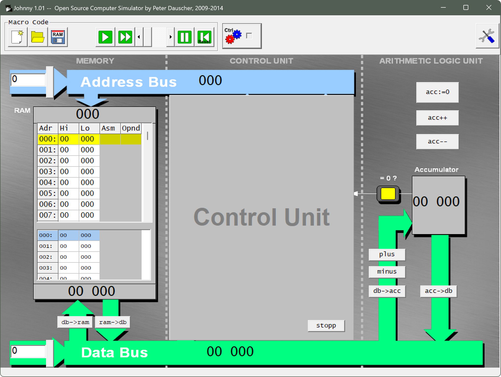 Startseite Johnny-Simulator