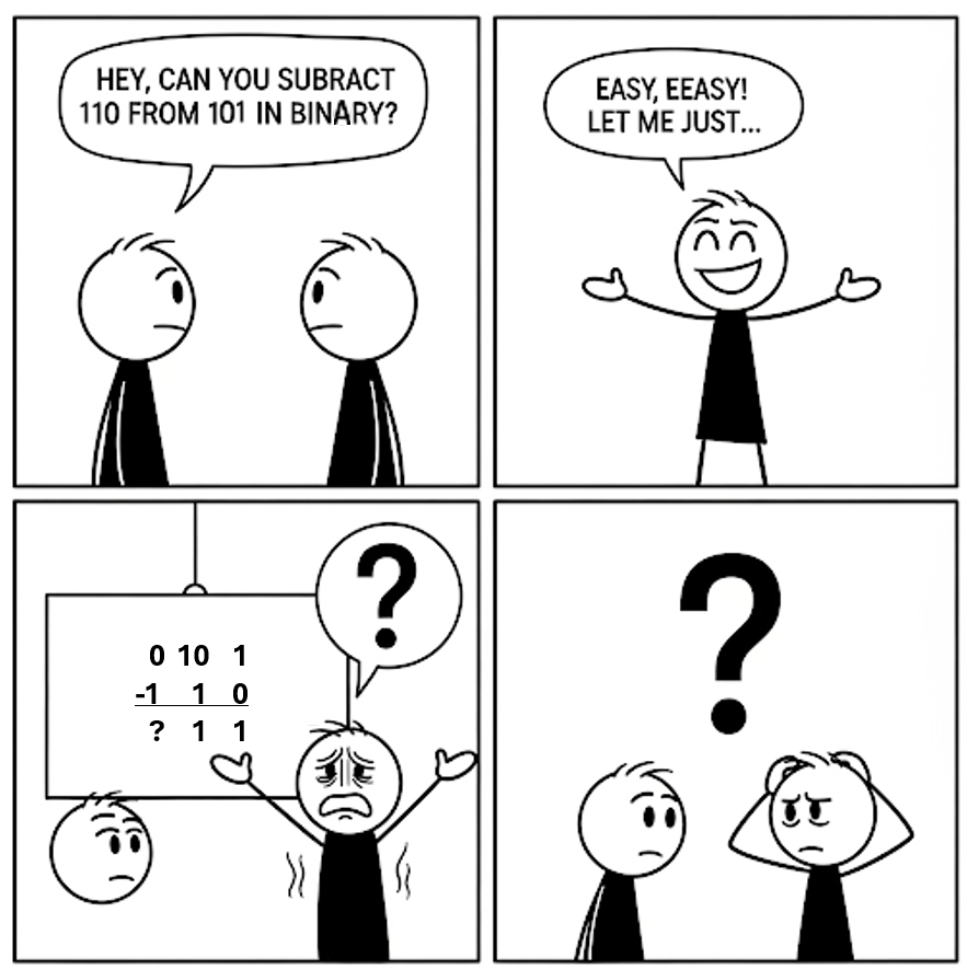 Subtraktion negativ?